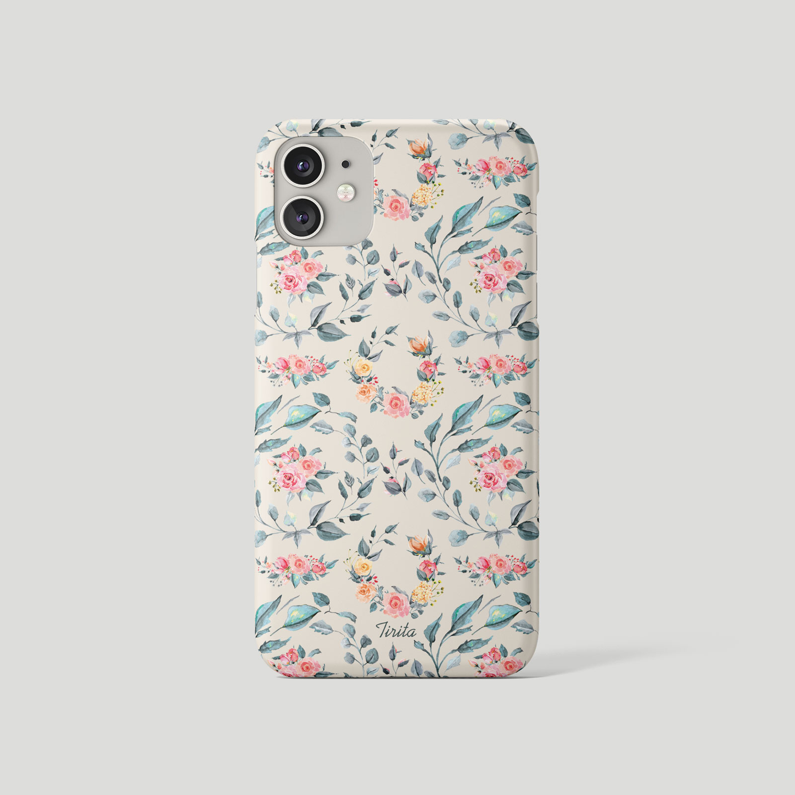 Tirita Phone Case for iPhone 15 14 13 11 12 SE X 6S XR Floral Roses ...